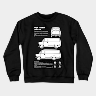 FORD TRANSIT - sales brochure Crewneck Sweatshirt